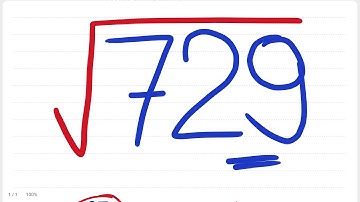 Square Root of 729