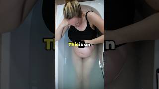 Getting in the Tub in Labor #laboranddelivery