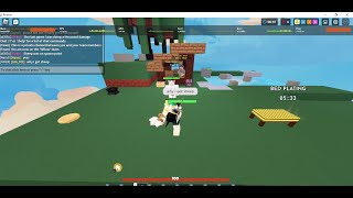 The most rare glitch in roblox bedwars!! (ROBLOX BEDWARS)