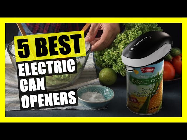 Best Electric Can Opener - 2023  Electric can opener, Can openers, Can  opener