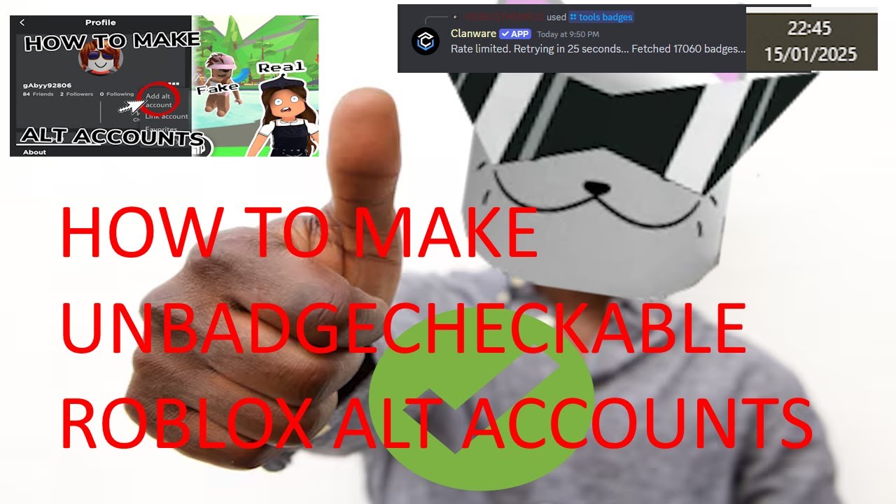 How To Make A Proper ROBLOX Alternative Account In 2025 EDUCATIONAL 