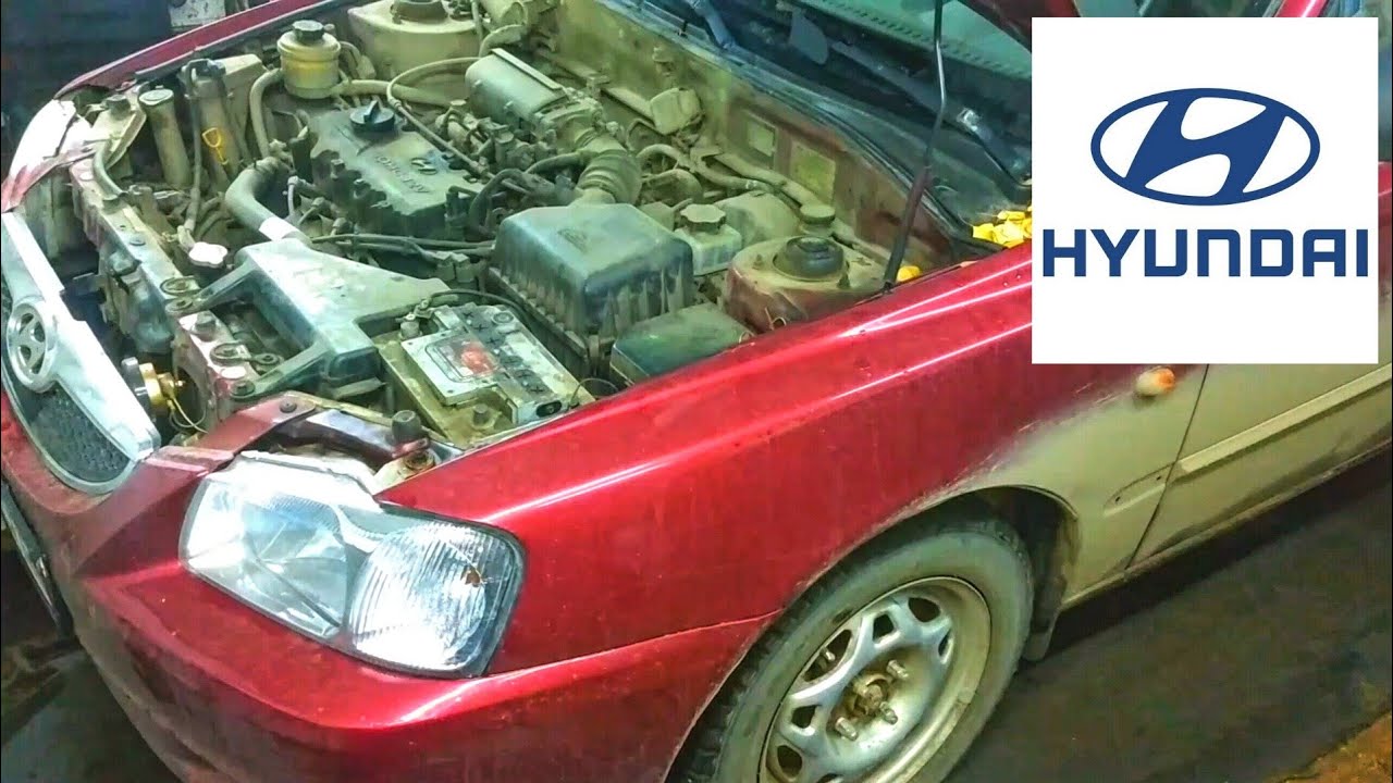 Хундай Акцент. Замена ШРУСа. - YouTube
