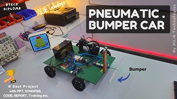 Pneumatic based bumper car using Arduino and Ultrasonic sensor | Mechanical Engineering Project