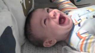 Happiest baby - what a way to start the day.AVI