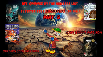 My Carnage By The Numbers List (Unnervingly Demonic Edition) Part 9 (READ DESCRIPTION)