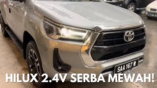 Deliver Hilux 2.4V sambil review interior. #toyotamalaysia
