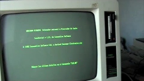 PCW8256 booting LocoScript