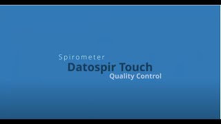 Spirometer Sibelmed DATOSPIR TOUCH - Calibration