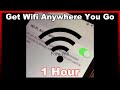 get wifi anywhere you go for 1 hour