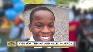 Vigil held for Akron teen struck, killed by motorcycle