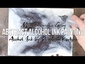 Soothing Monochromatic Abstract | Alcohol Ink Painting | Elizabeth Karlson