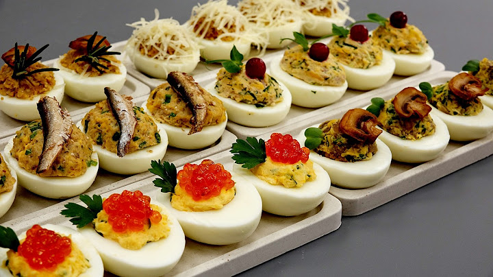 Их готовили ВСЕ! Яйца из 90-х, забытые напрасно! Закуски - фаршированные яйца - 10 РЕЦЕПТОВ