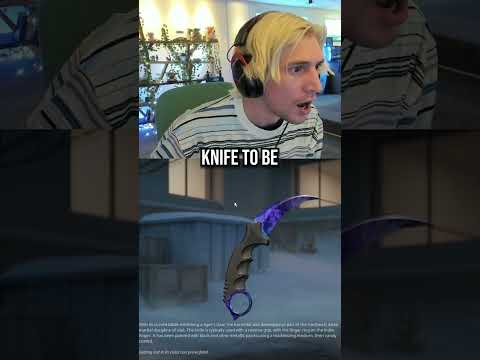 XQC UNBOXES THE FIRST CS2 KNIFE?!