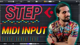 Program MIDI like the wind Step/MIDI Input In Cubase #cubasetips #midiprogramming