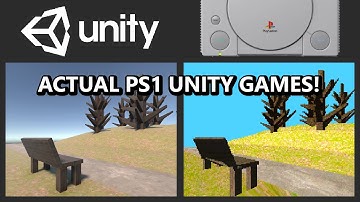 Make actual PlayStation 1 games in Unity