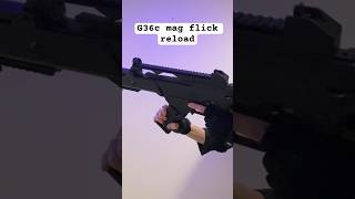 G36c mag flick reload #airsoft #guns #reload #videogames #firearms #airsoftnation #gun #reloading