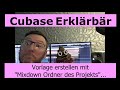 Cubase 11 Pro "MIxdown-Ordner des Projektes" in einer Vorlage korrekt als Voreinstellung speichern