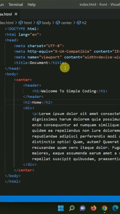 html coding | coding status  | simple coding | #shots #html #coding #css # JavaScript
