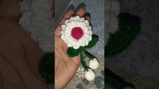 woolen #beautiful# flower #crochet# design🙏