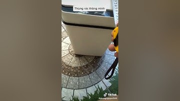 Review thùng rác thông minh tiện dụng #shorts