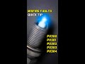 Misfire Fault Codes - Quick Tip To Help Fix #Shorts - How To DIY