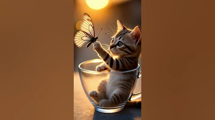 Watch the video about 🐱🦋 The Teacup Kitten ✨
