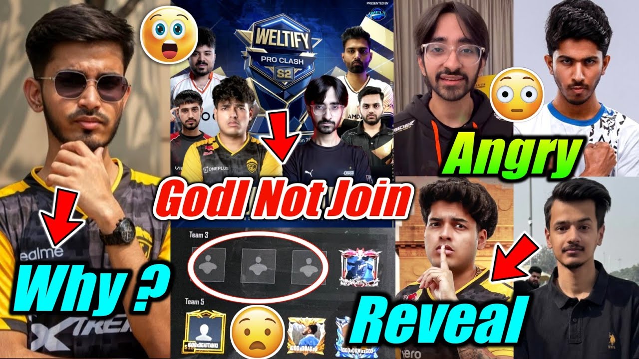 Why Godl Didn't Join Welt Tournament 😳 Players Angry ! Admino, Godl Reply 😮 