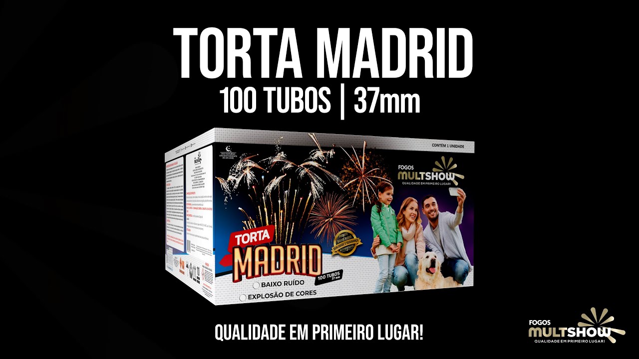 TORTA MADRID | EXPLOSÃO DE CORES | FOGOS MULTSHOW