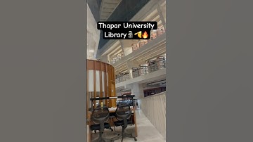 Library: IIT Ropar vs Thapar University🤯what’s your opinion? #iit #iitjee #library #campus #iitlife