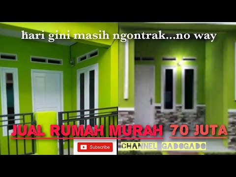  Jual  rumah  murah Rp 70 juta siap huni rumah  sederhana  