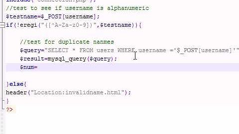 PHP Tutorial - 30 - Check for Duplicate Names in Game