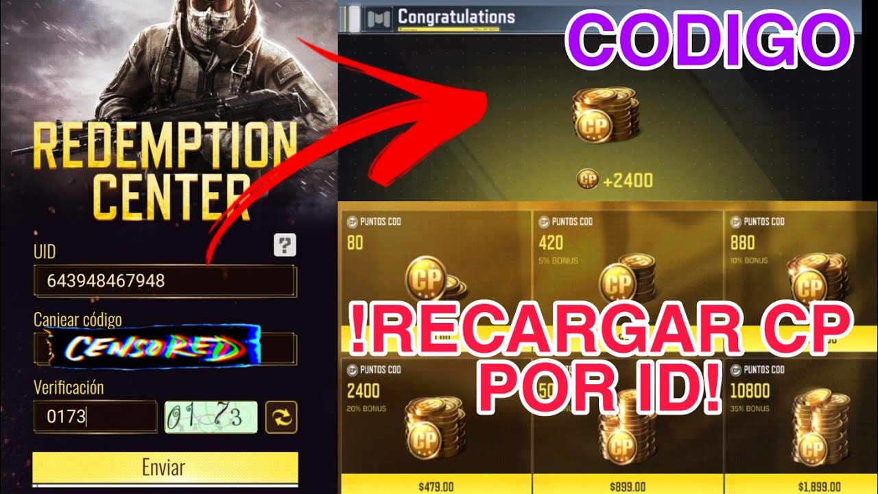 Call of Duty | CP - COD MOBILE COD POINTS RECARGA VIA