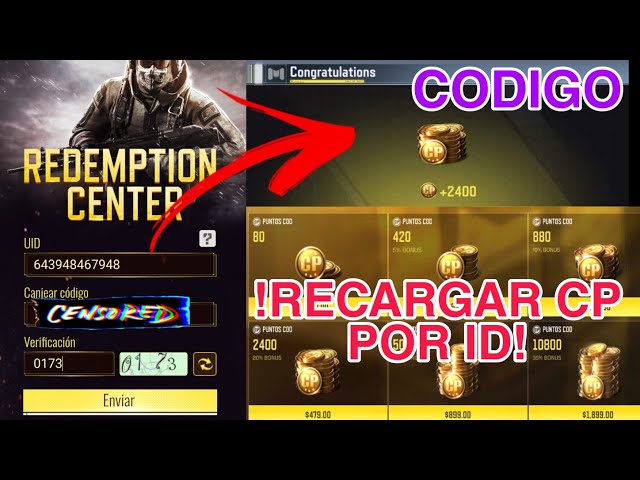 Centro de Recargas de CP - Monedas Call Of Duty Mobile Guatemala -  ¡Atencion! Los que juegan Call Of Duty Mobile recargo CP para que puedan  comprar lo que deseen 😱😱 Ojo