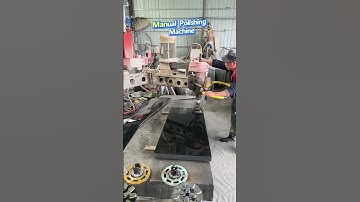 Manual Polishing Machine RS2500MM stone granite  marble slabs grinding machine #stonemachine