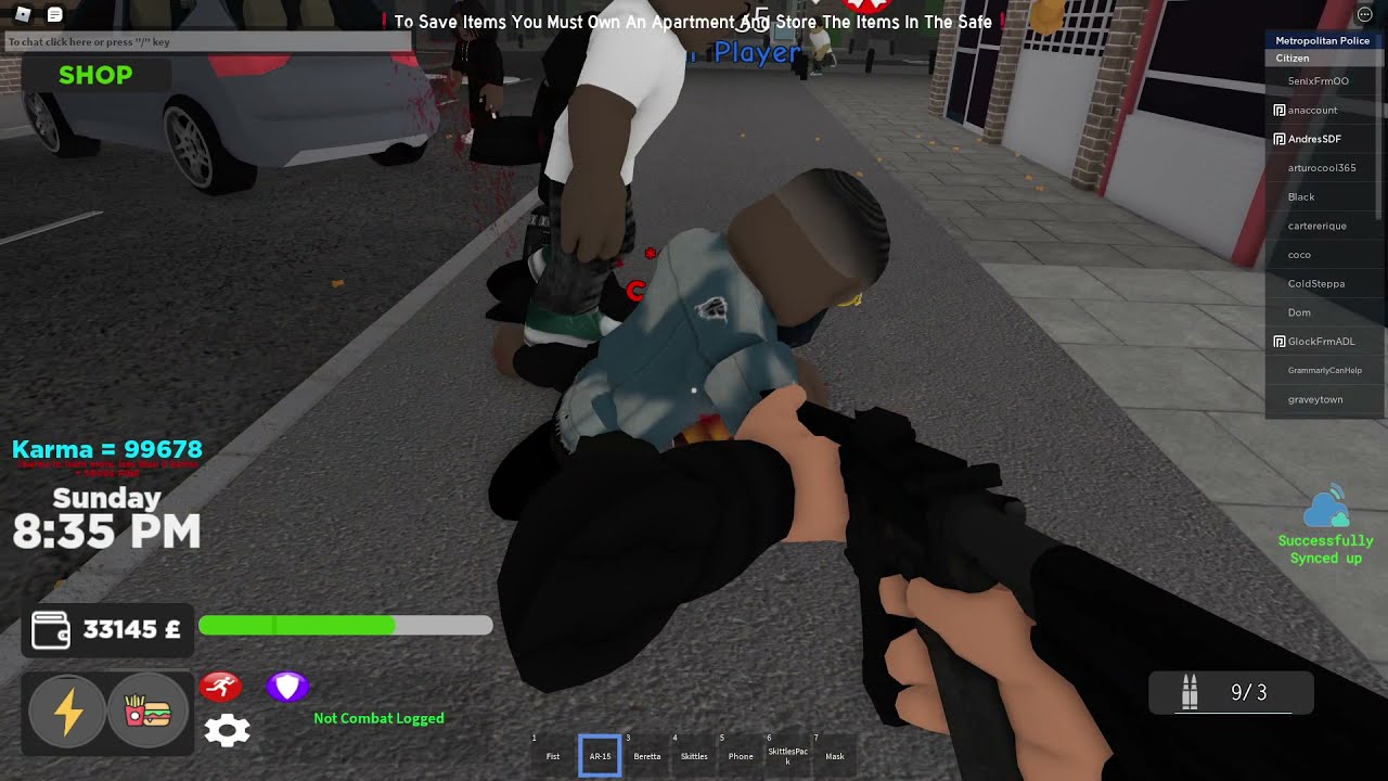 (ROBLOX SOUTH LONDON 2 GAMEPLAY) just some gameplay and killing opps idk