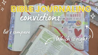 From Artsy to Intentional Bible Journaling: A comparison looking at Jeremiah 15