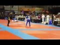 Double leg to guillotine choke
