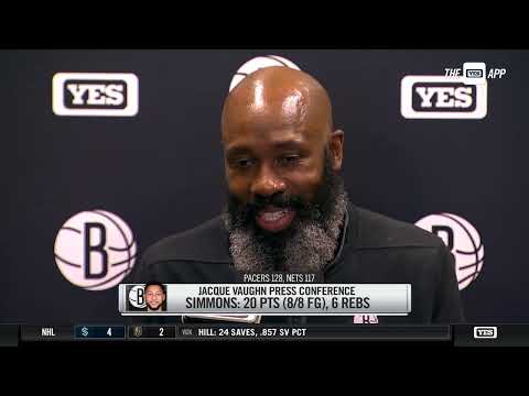 Head Coach Jacque Vaughn on the Nets' loss over the Pacers