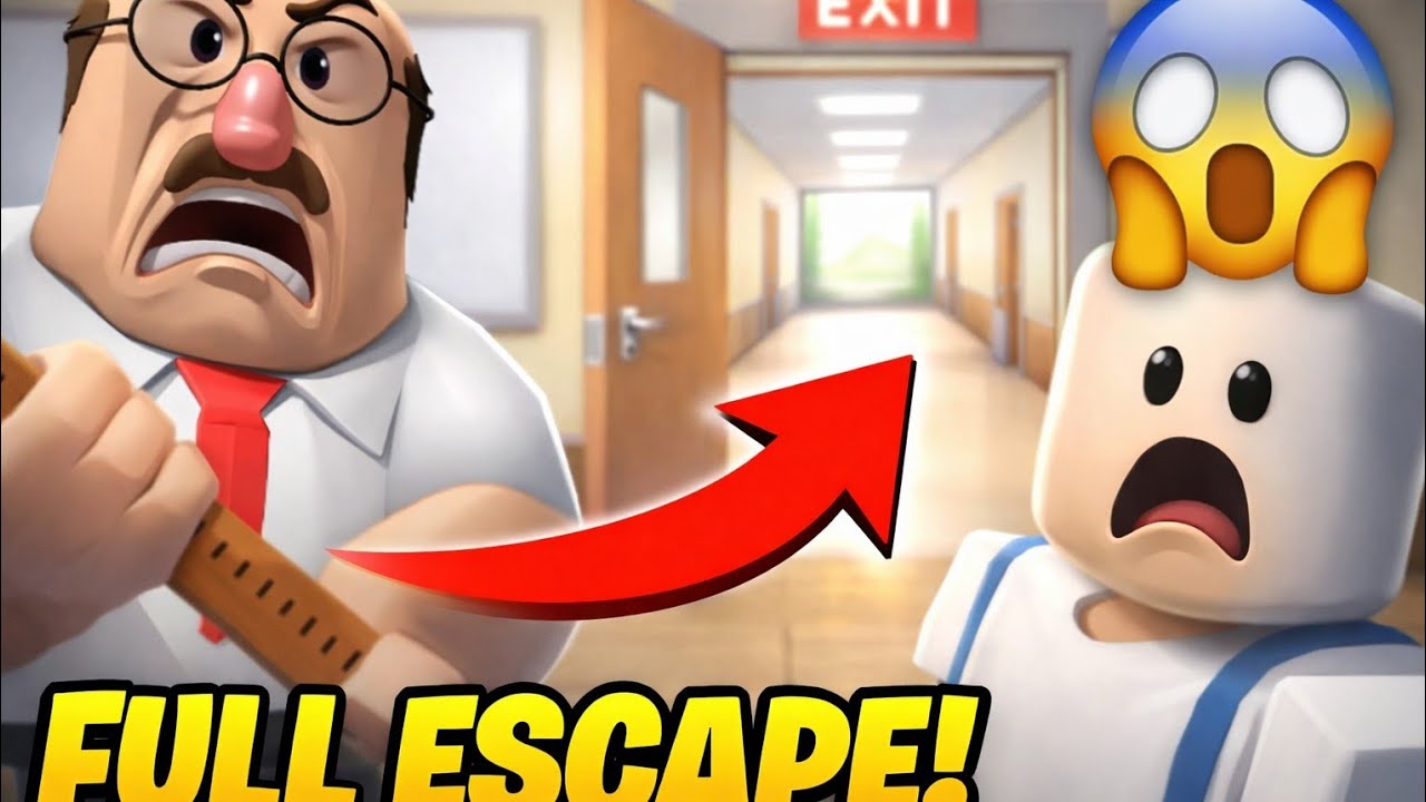I FINALLY ESCAPED THE SCHOOL 😱 | Great School Breakout FULL GAMEPLAY (Roblox)