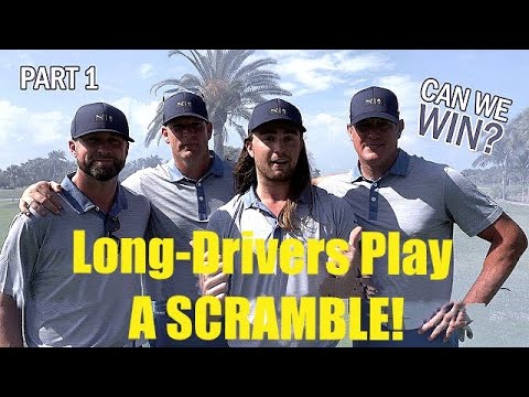 I Played A SCRAMBLE Tournament With 3 Other LONG DRIVERS | Can We WIN?! | Driving Greens! | Part 1/3