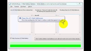 How to E-Mail Validator - check if an e-mail address exists and is valid by using the mailserver
