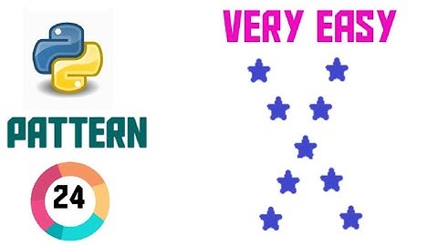 how to print pattern X in python in hindi - Letter X kaise banaye