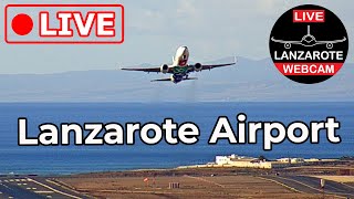 LIVE WEBCAM from LANZAROTE AIRPORT (Canary Islands, Spain)