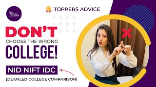 Which is the BEST DESIGN COLLEGE for 'YOU'? NID, NIFT, IDC Comparing Design approach & other factors Difference Between Nid And Nift