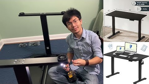 How to Assemble FLEXISPOT EN1 48 x 24-Inch Standing Desk Electric Height Adjust Desk For Home Office