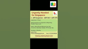 QAQC JOBS# SINGAPORE#