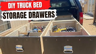 How To Make A Truck Bed Tool Box // DIY Storage