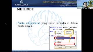 Konsep Object Kontrol di Visual Studio 2010