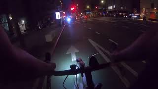 Moped driver goes the wrong way then curses me out
