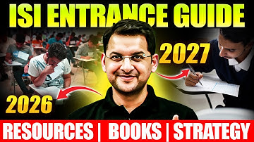 ISI Entrance Guide 2026 & 2027 📚 | Best Books, Resources & Strategy | Abhay Sir | VOS